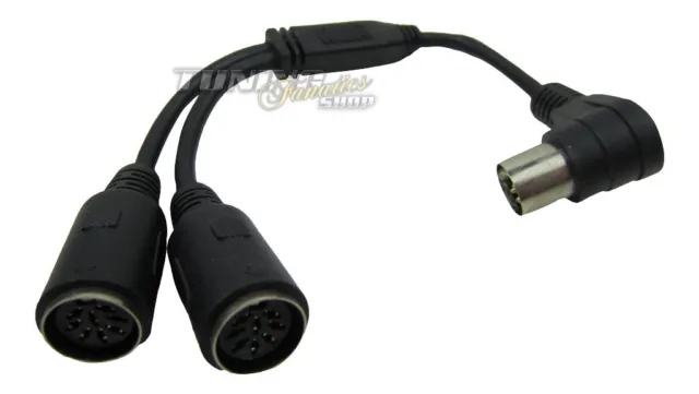 Y-Adapter Distributor for Volvo Rti GPS USB CD Changer Yatour DMC Anycar