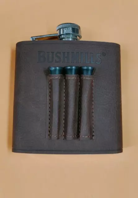 Brand New Bushmills Irish Whiskey  Flask w/ Golf Tee Caddy