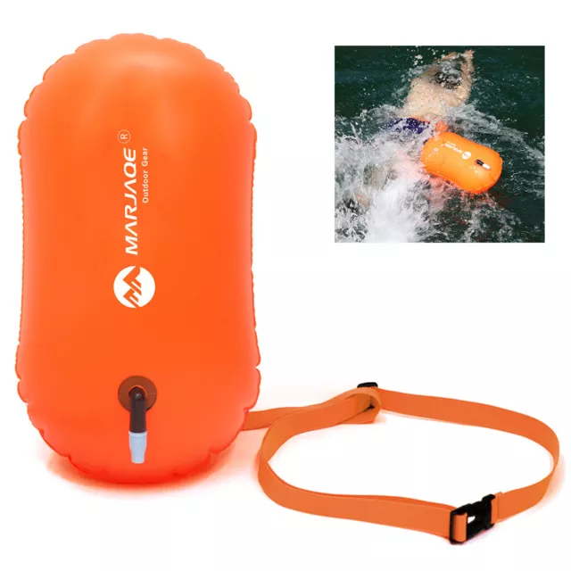 Inflatable Swimming Bag  Waterproof PVC Swimming Snorkeling  Buoy D1U5