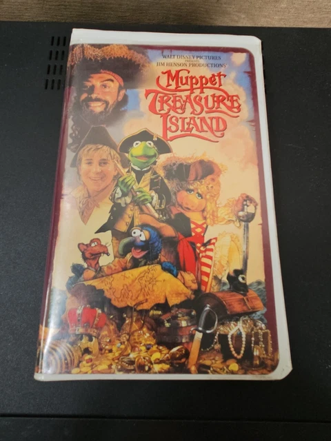 JIM HENSON MUPPET Treasure Island VHS Family Movie 90s Culture Classic ...