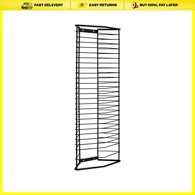 DVD Tower Wall Stand Mount Steel CD Holder Movie Video Game Storage Display Rack