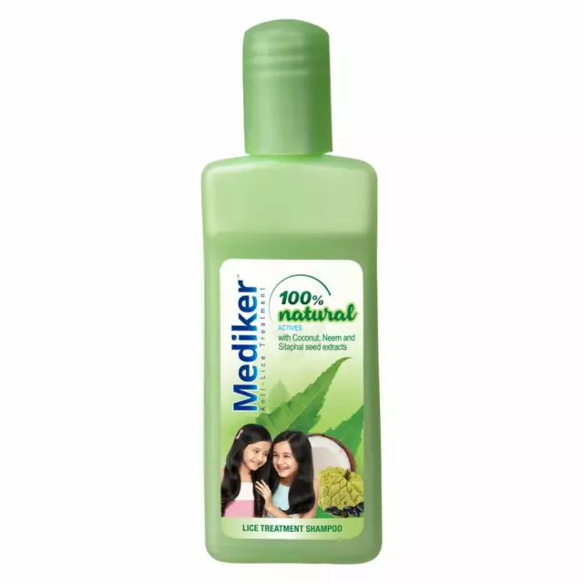 Mediker Anti-Lice Treatment Shampoo, 50 ml (Pack OF 2 Pieces) Free Shipping