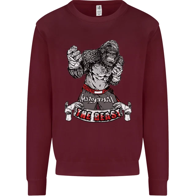 Felpa Maglione Muay Thai The Beast MMA Arti Marziali Miste 6