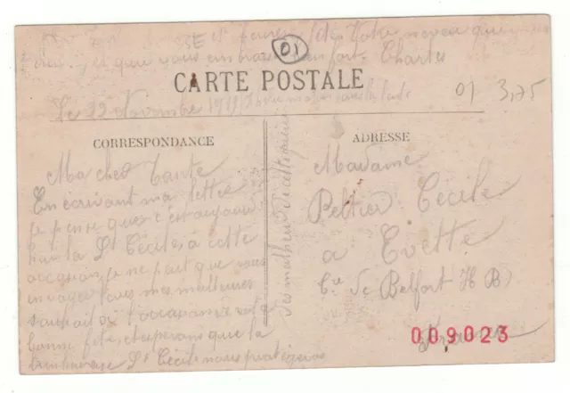 CPA 01 - LA BOISSE: LE PETIT CASSETTE (AIN) WRITTEN on 22-11-1905 2