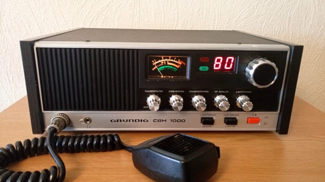 Grundig CBH  1000 Umbau 80 Kanäle ( Deutsche Kanäle ) mit Zwischenkanäle CB-Funk