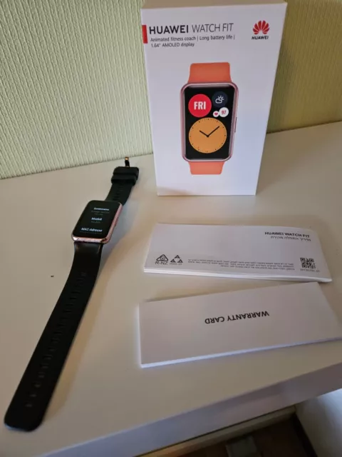 Huawei WATCH FIT (Modell TIA-B09) mit Zubehörpaket und OVP