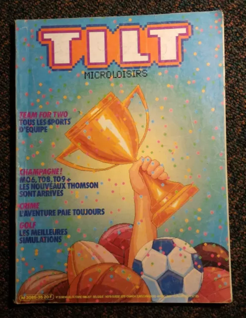 TILT Magazine N° 35 - Microloisirs - (1986) - OCCASION