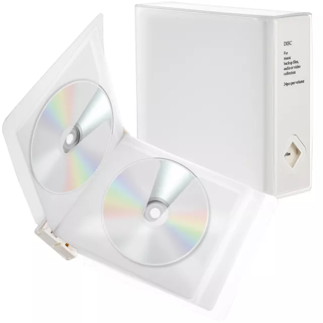 Cd/Dvd Storage Organizer Portable Hard Wallet Binder-QG