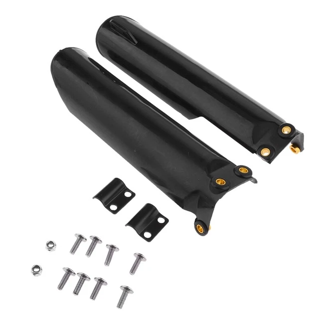 1 Paia Coperchi Protettori Assorbitore Forcella Anteriore Moto Paragrafi Plastica per 110O5X3