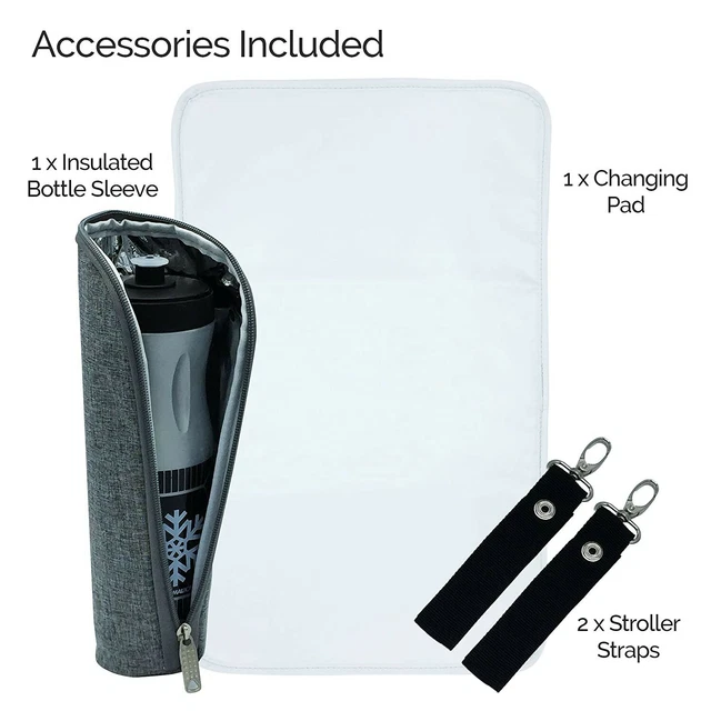 Diaper Bag - Multi-Function Portable Waterproof Nappy Large Backpack for Travel 3