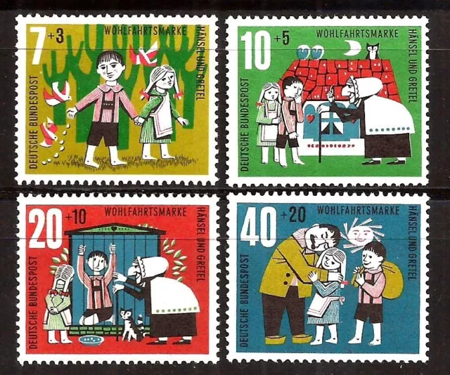 [D6131] BRD, Germany 1961, Full set MNH** Charity Stamps