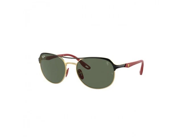 Gafas de sol Ray-Ban Ferrari RB3685M F06171 Black on arista/ Dark green Cal. 58
