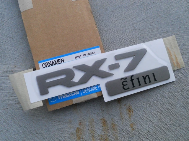 MAZDA FD3S RX7 rear RX-7 Efini decal NEW $115.00 - PicClick AU