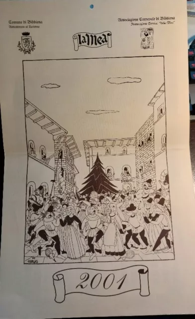 Leggenda della MEA - Storia del Carnevale di Bibbiena, Calendario 2001