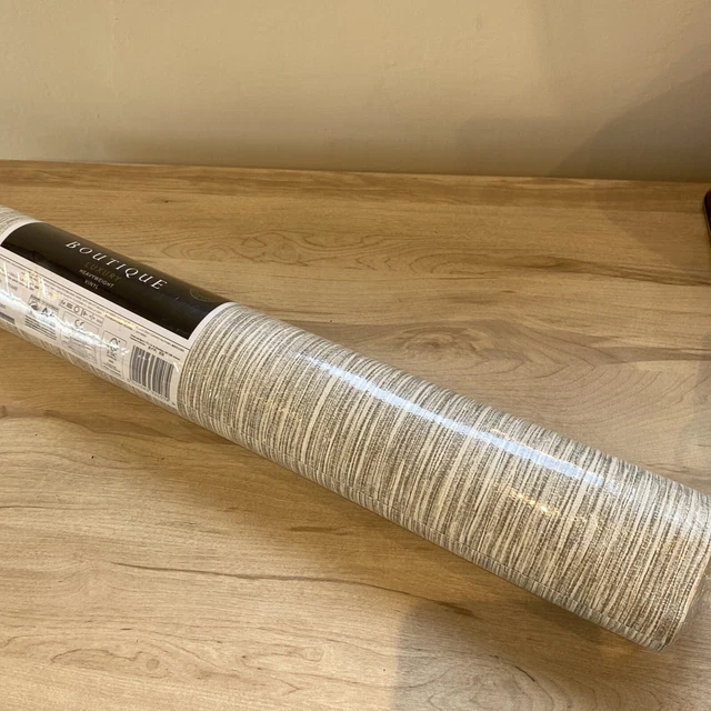 BOUTIQUE Heavyweight Vinyl Wallpaper Grasscloth Natural 52cm X 10.05m 5.2sqm