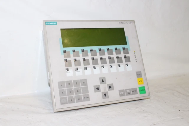 Panneau de commande Siemens Simatic S7 OP 17-PP (6AV3 617-1JC00-0AX1)