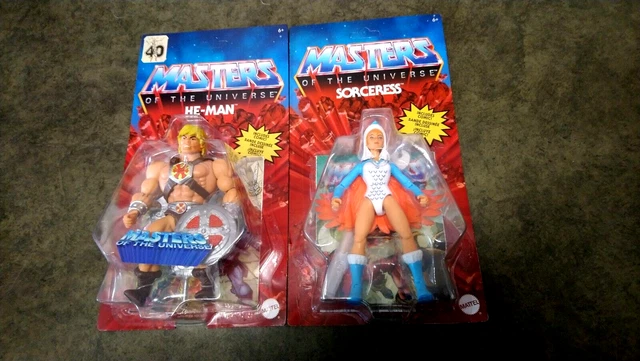Masters Of The Universe He-Man And The Action Figure + Vehículo Basado En Series Animadas, Personajes De Batalla Articulados, Regalo Para Mayores De 4 Años