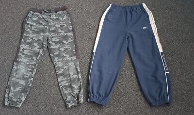 Boy's Reebok tracksuit bottoms and Matalan trousers, size 7-8 Years, VGC