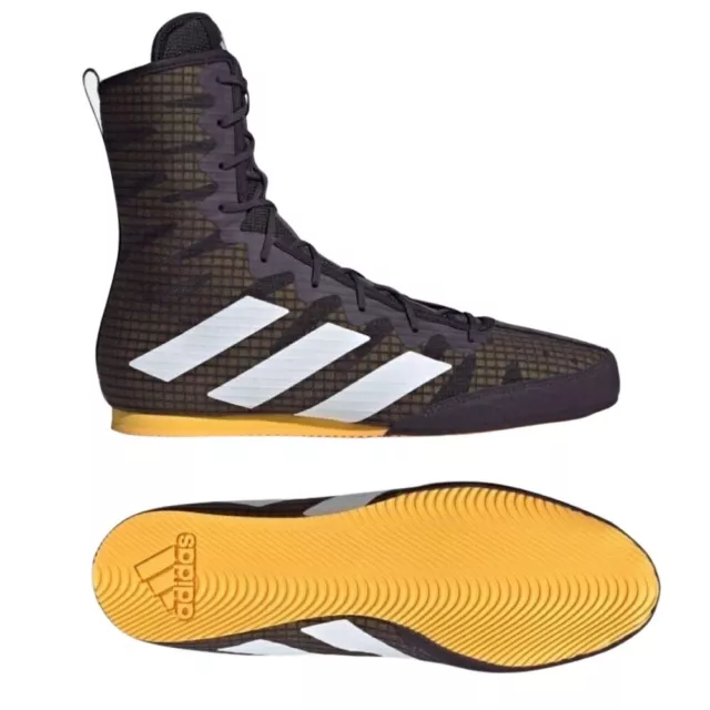 Adidas  Box Hog 4 Boxing Boots Adult Sparring Trainers Ring Shoes Canvas Boots