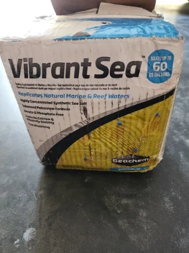 SEACHEM VIBRANT SEA SALT up to 60 gallon (227 L) New Open Box