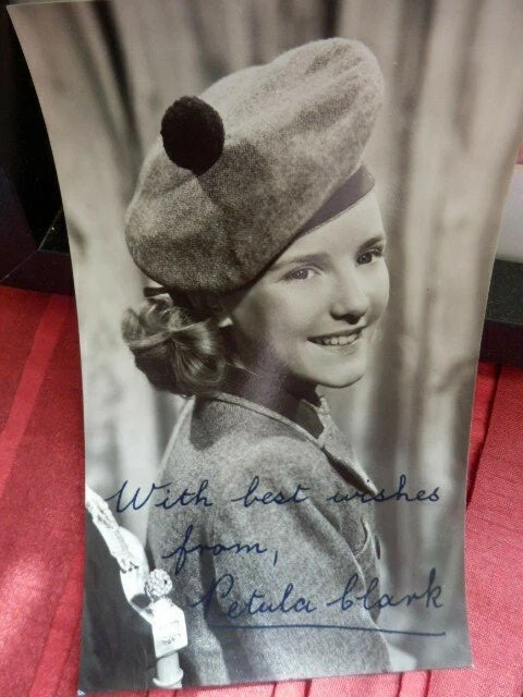 Petula  Clark   - Tv  Actor  -  Pre-Print Autographed  Postcard Sized Photo