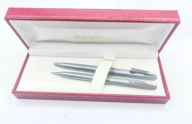 sheaffer Lady mechanical pencil Continues Twist & Ballpoint Pen Set Free Ship