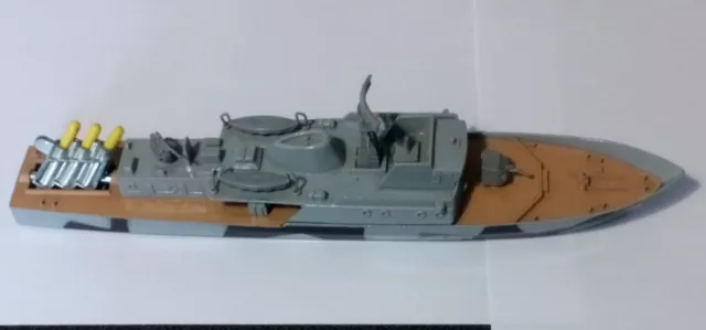 Dinky Toys F17 Corvette With Plastic Depth Charges.
