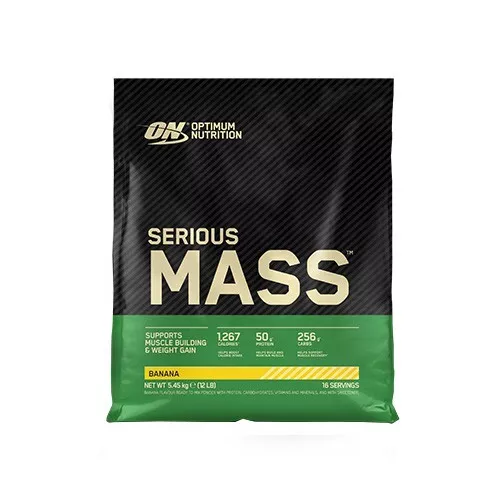 Optimum Nutrition Serious Mass, banane, 5450 g