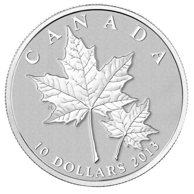 2013 Canada $10 Maple Leaf Fine Silver Coin