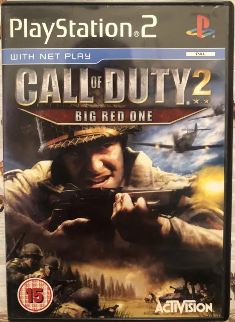 Call of Duty 2: The Big Red One Rare Deleted PS2 Playstation 2 War Game COD 2