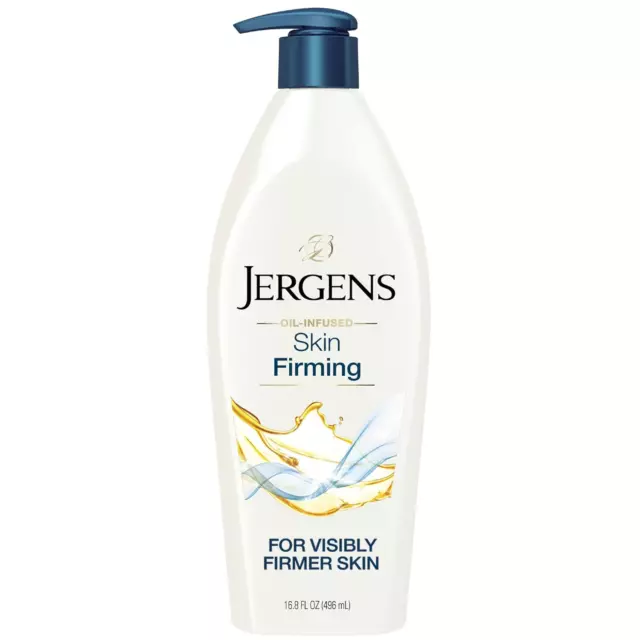 Jergens Skin Firming Body Lotion for Dry to Extra Dry Skin, Skin Tightening with