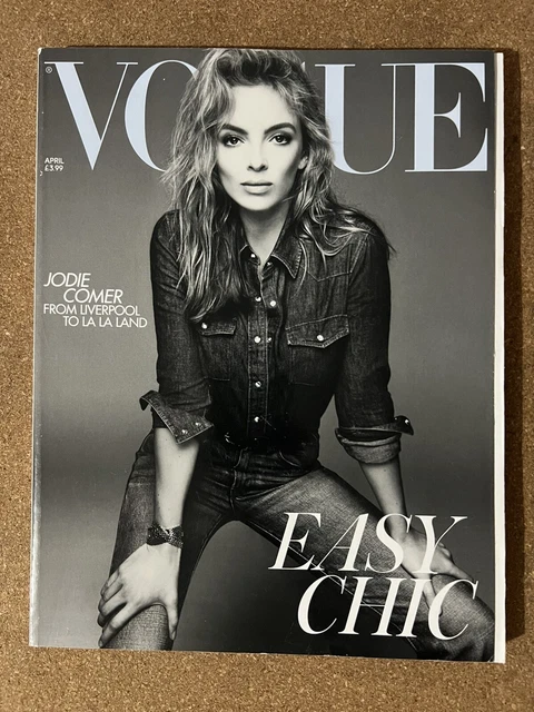 女性情報誌 Vogue UK December 2023 Jodie Comer For British Superstar Jodie Comer, National Treasure Status