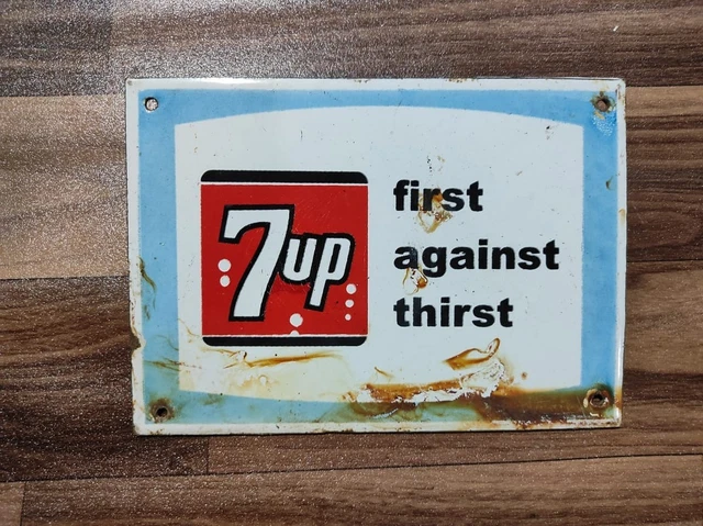 Plaque métal vintage 7up 11782 - PLAK2L