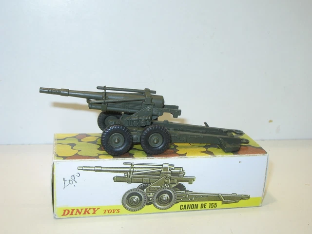 Le canon 6 Pounder miniature de Dinky Toys England au 1/35e