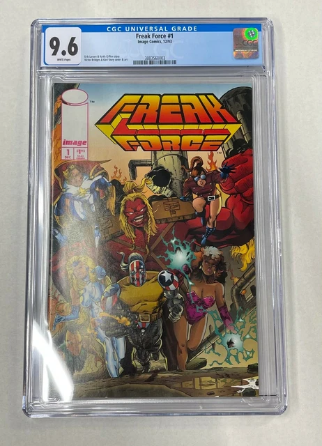 Freak Force Issue #1 Image Comics 1993 CGC Grade 9.6 Comic Book