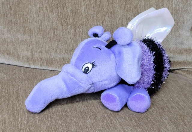 DISNEY THEME PARK Edition Winnie The Pooh Purple Heffalump Bee Bean Bag DISNEY THEME PARK Edition Winnie The Pooh Purple Heffalump Bee Bean Bag