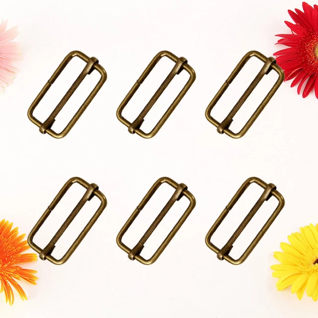 20 PCS Boucles Coulissantes Porte-clés Triglides Remplacement Ceinture