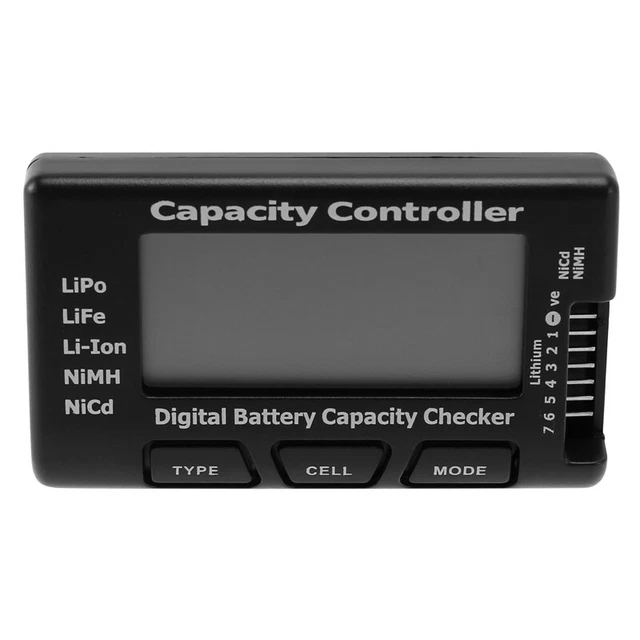 RC Cellmeter 7 Digital Battery Capacity Checker Controller Tester Voltage Tester For LiPo Life Li-ion - Foto 8