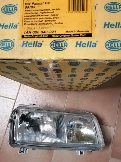 Passat 93 Faro Proiettore Dx Hella Nuovo