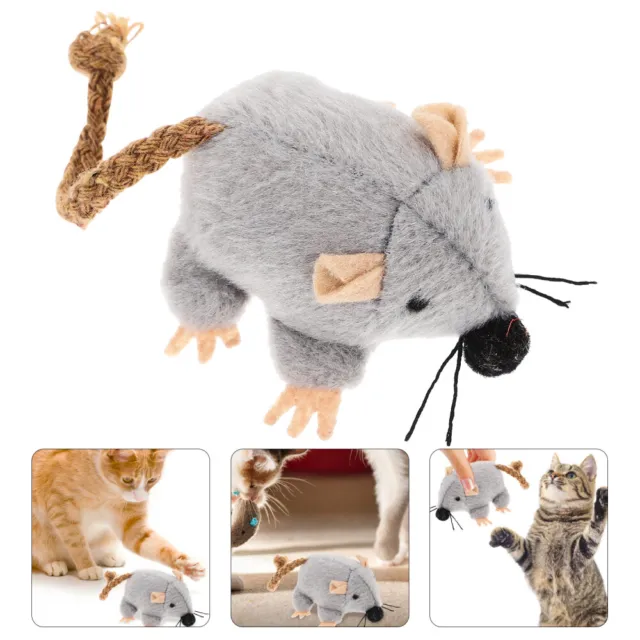 Katzenspielzeug Interactive Toys Plush Mice Playthings Cat Mausspielzeug für