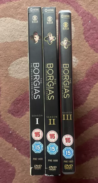 The Borgias - Series 1-3 Complete DVD Box Sets