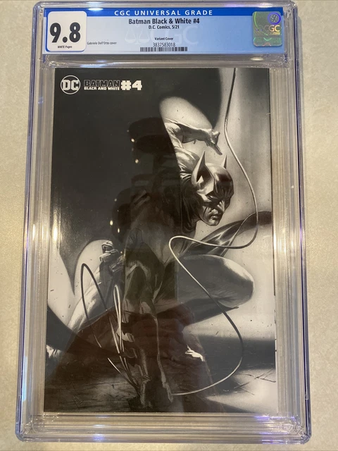 Batman Black & White #4 CGC 9.8!! Gabriele Dell’Otto VARIANT COVER!! Must Have!!