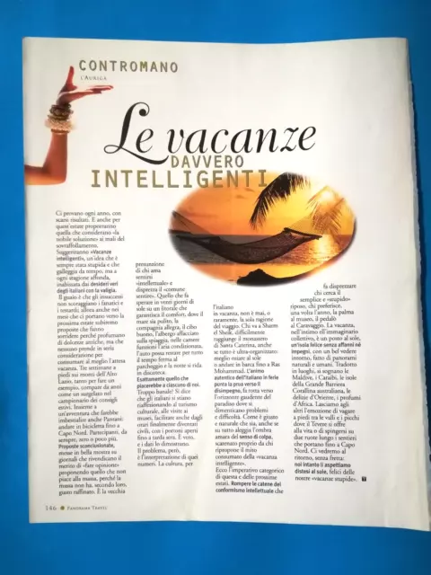 Ritaglio Di Giornale Pubblicita' Viaggi Vacanze Da Collezione - (141)