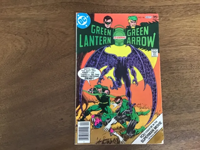 DC comics Green Lantern co-starring green arrow issue 96 September  1977=