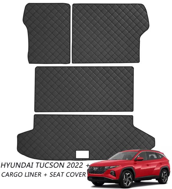 Hyundai Tucson 2022 ~ Present, Cargo Liner + 2nd row seat Cover,