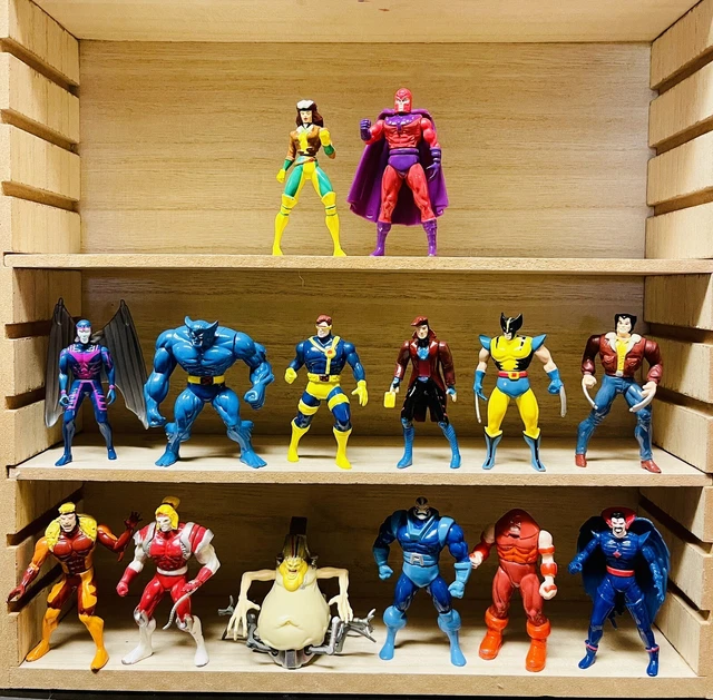Marvel X-men Die Cast Figures By Toy Biz 2.5”-3” Tall Lot Of 14 /Wolverine…