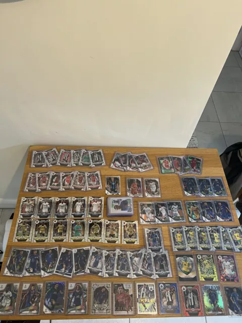Topps Chrome Panini Prizm Bundle Job Lot 94 cards 14 special 17 RC 4 numbered