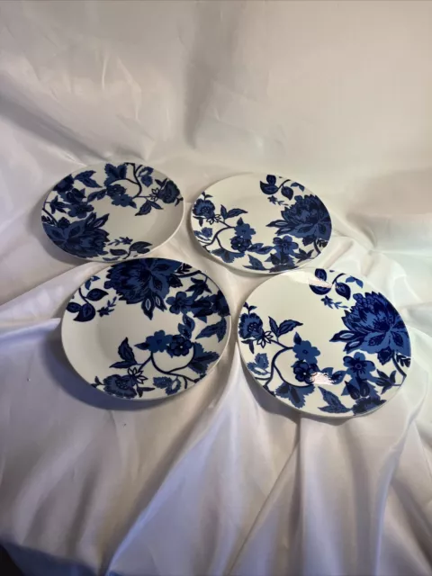 Cobalt blue salad plates top