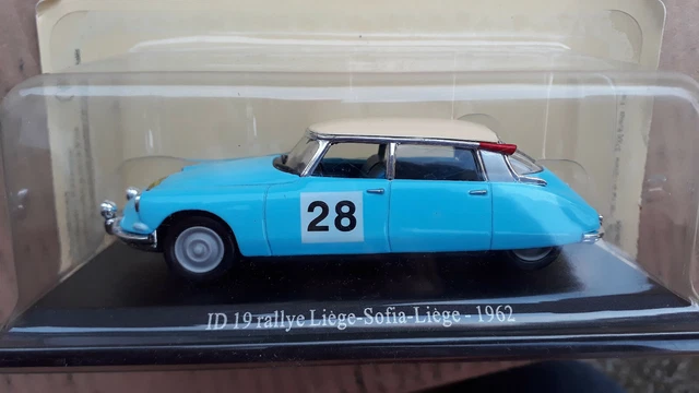 Atlas - CITROEN ID 19 Rallye Liège-Sofia-Liège #28 1962, Bleu 1:43