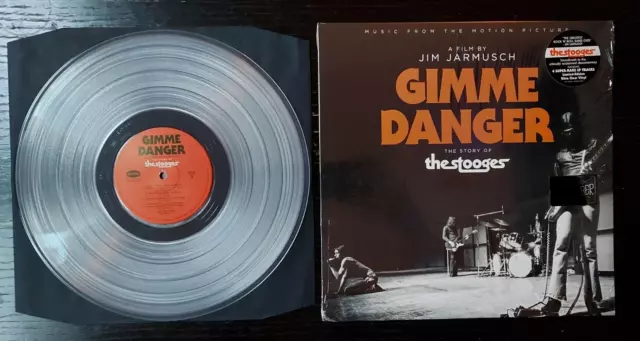 The Stooges Iggy Pop Gimme Danger clear vinyl Rocktober combined shipping deal